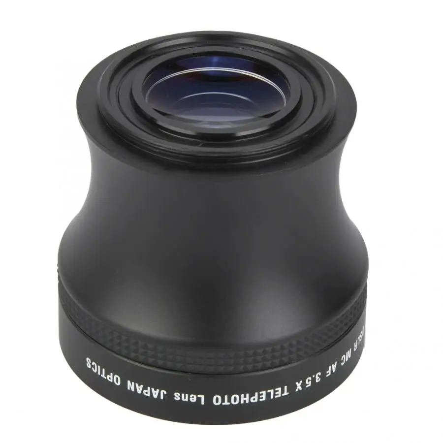 52 мм 3.5x Увеличение телеобъектив Универсальный для Canon Nikon Pentax Olympus sony samsung SLR камера HD металлический телеконвертер