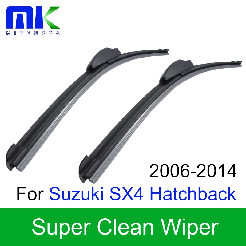 Передние и задние щетки стеклоочистителя Mikkuppa для Suzuki SX4 Хэтчбек 2006-2014 лобовое