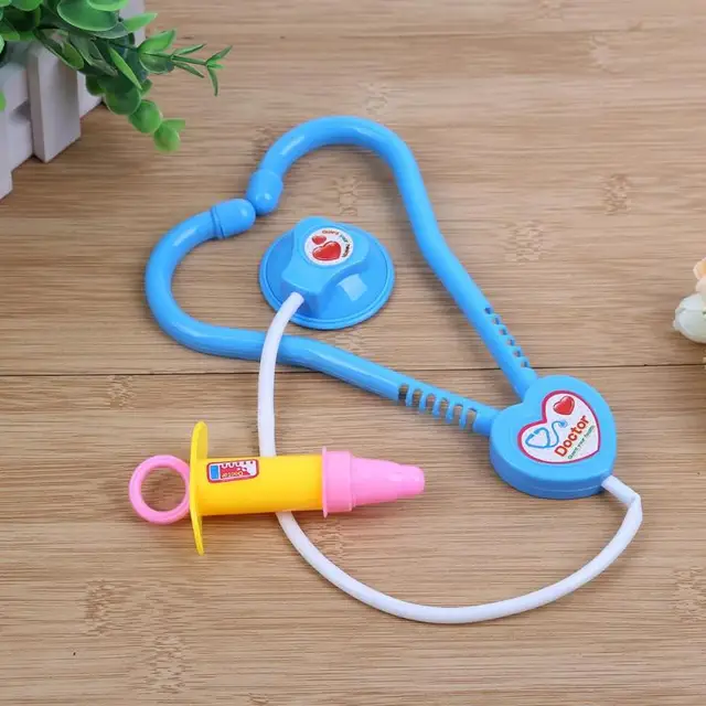 15pcs Children Doctor Nurse Pretend Play Set Portable Suitcase Medical Tool For Girls Boys Gifts Learning Educational Toys 4