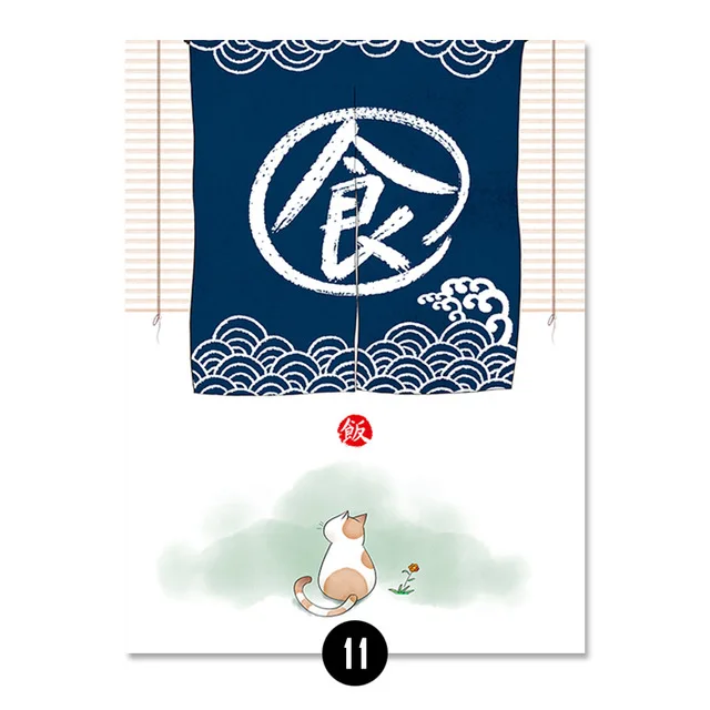 ART-ZONE-Kitchen-Canvas-Painting-Japanese-Style-Noodles-Cat-Poster-Wall-Art-Printed-And-Painting-Simple.jpg_640x640 (10)