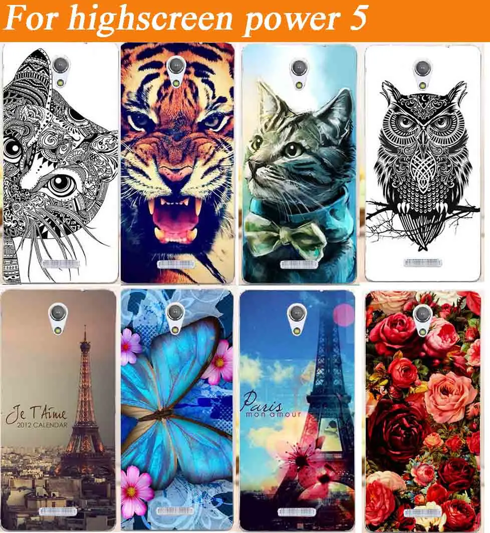 

Luxury diy Special Design case For Highscreen POWER Five Power 5 Stand Function Rose Flowers Best Selling Protector cover case