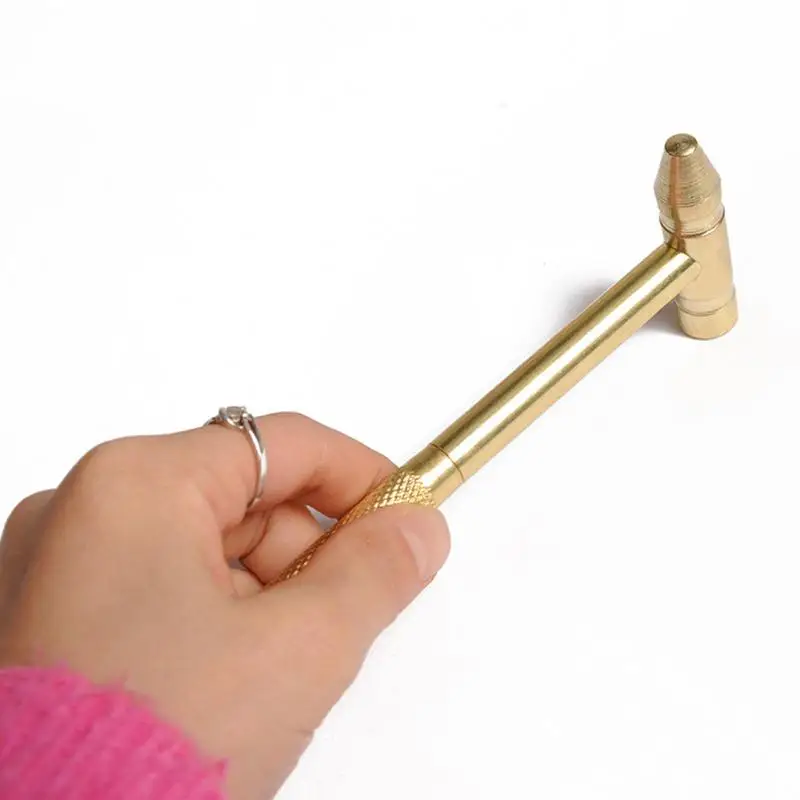 

6PCS/set Multi-Function Screwdriver Copper Plated Hammer Small Round Hammer Mini Nail Hammer Screwdriver With Bottle