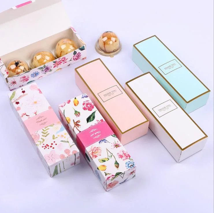 20 шт INS Фламинго длинная Подарочная коробка для свадебных коробок печенья и конфет Упаковочная коробка макарон подарочная коробка