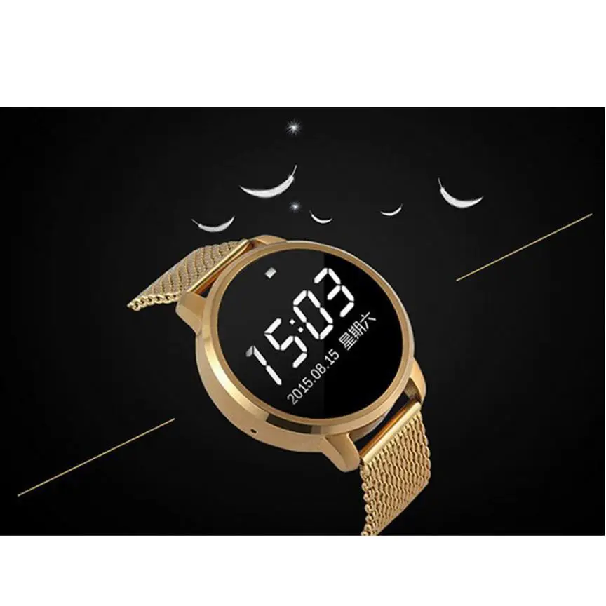 

HL V360 Waterproof Sport Bluetooth Smart Watch for iOS Android Phone with Pedometer AUG 25 E22