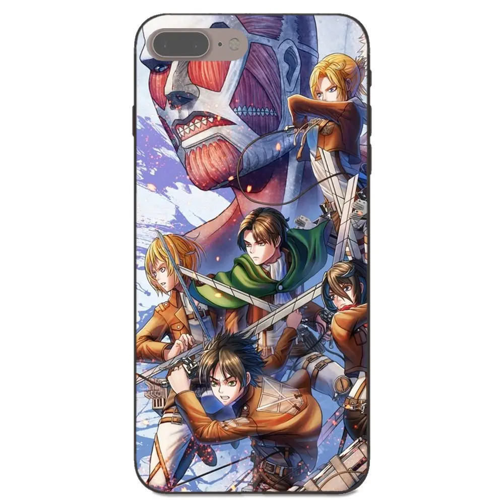Аниме атака на Титанов Eren Levi Mikasa для Huawei Honor 5A 6A 6C 7A 7C 7X 8A 8C 8X 9 10 P8 P9 P10 P20 P30 Mini Lite