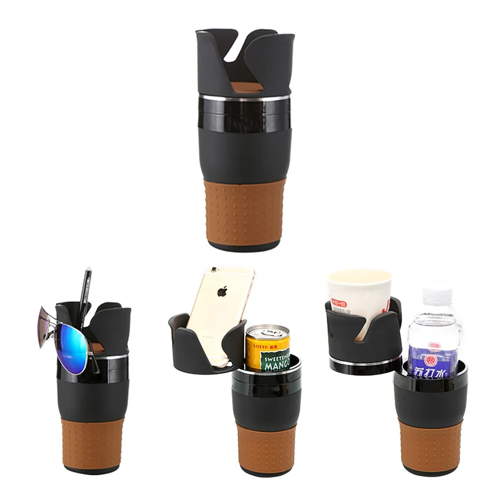 YOSOLO Auto Sunglasses Drink Cup Holder Phone Holder Interior Accessories For Coins Keys Phone Stand Car Organizer Car-styling