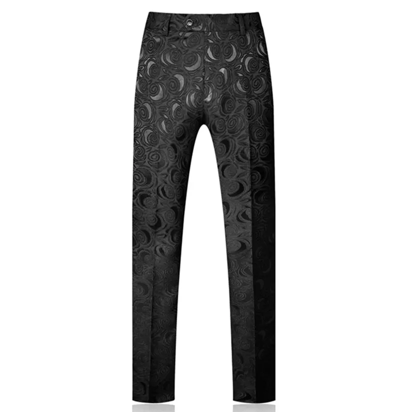 2019 Classic Men Suit 2-piece Set Black Slim Elegant Business Wedding Banquet Mens Dress Jackets and Pants