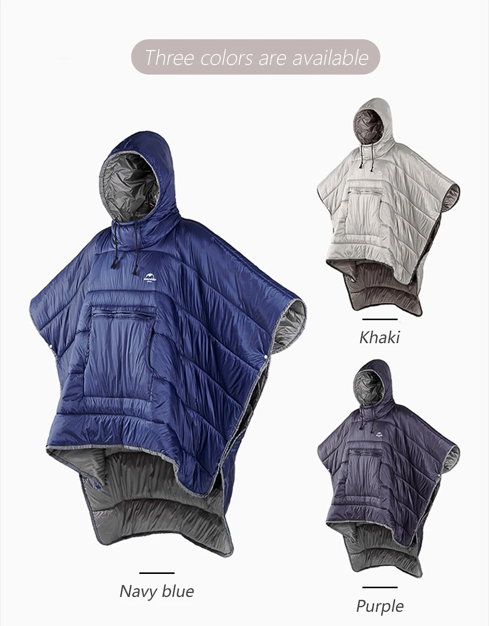 Bolsa de Dormir à Prova de Água Bolsa de Dormir Bolsas de Dormir Naturehike Estilo Capa Preguiçoso Portátil Acampamento Mochila Packable Poncho 6 Sacos de dormir