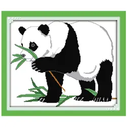 Panda (2) узоры счетная Вышивка крестом 11CT 14CT наборы для вышивки крестом оптовая продажа наборы для вышивки крестом с животными вышивка