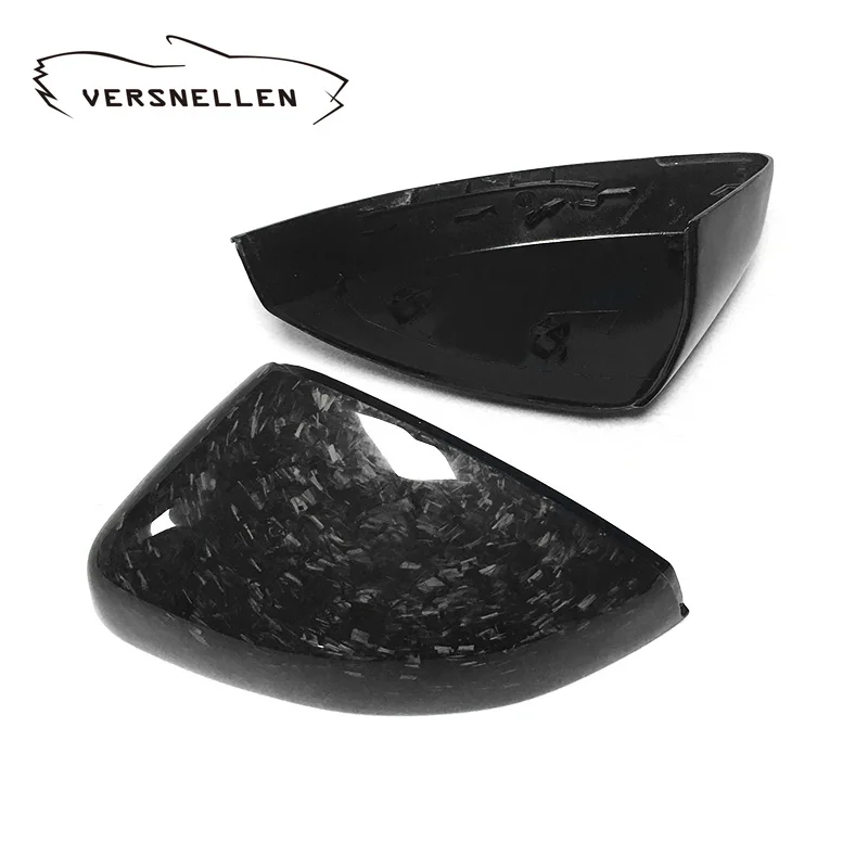 

High Quality Forge Carbon Fiber Mirror Caps Without Lane Assist 1:1 Replacement for Audi A3 / S3 2014 up