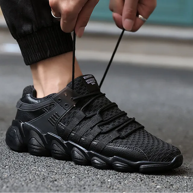 Athletic Breathable Mesh Male Sneakers