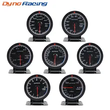 Dynorating-jauge de température à huile, 60MM Volt, compteur de pression de l'huile d'échappement, jauge de vide EGT, Turbo