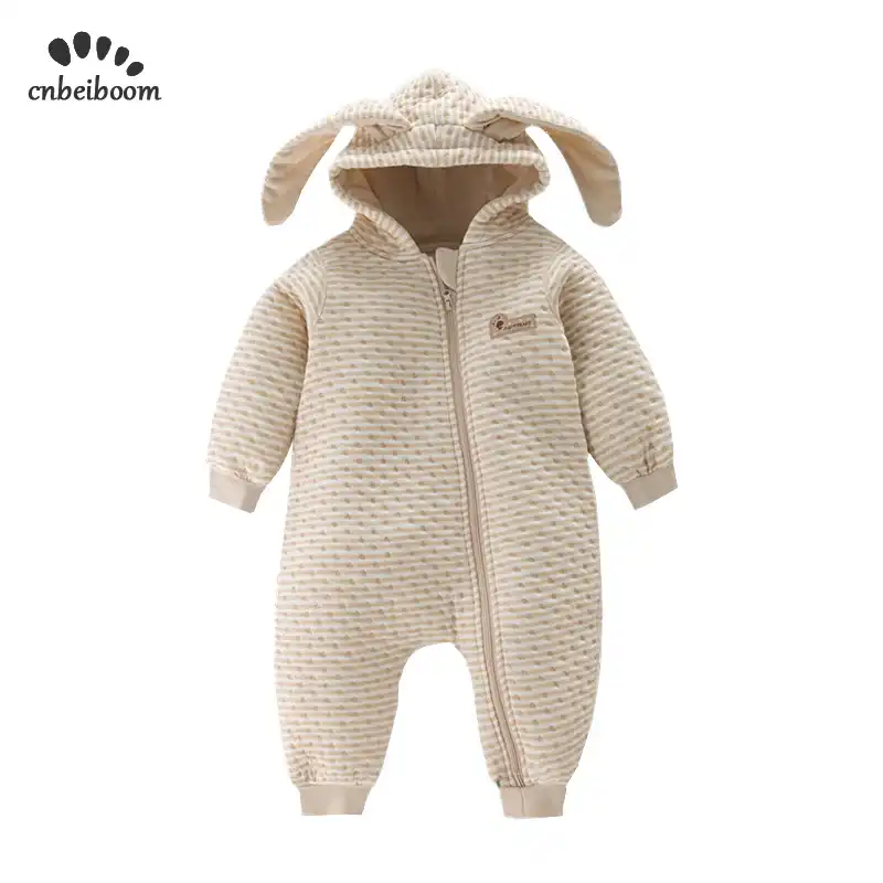 organic baby snowsuit