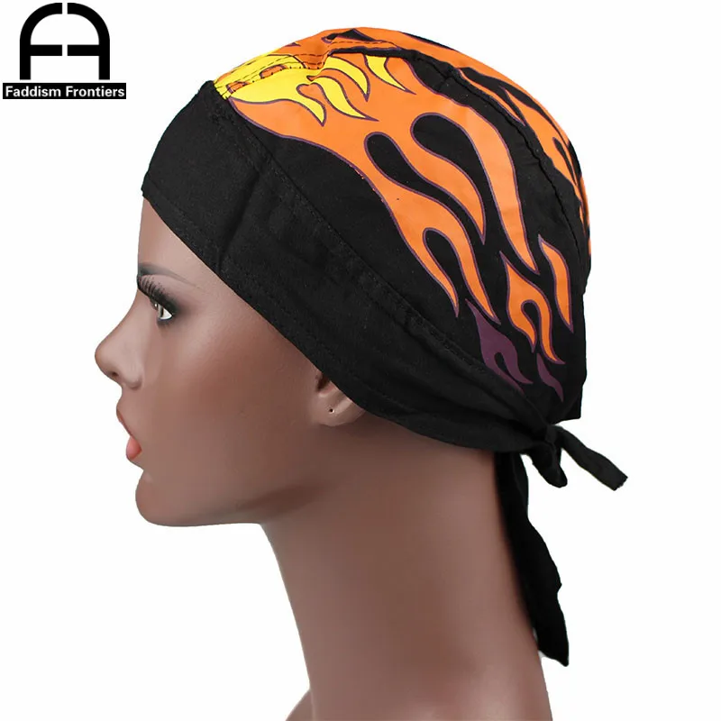 Индивидуальный мужской принт Durags тюрбан банданы мужские Durag дышащая тряпка