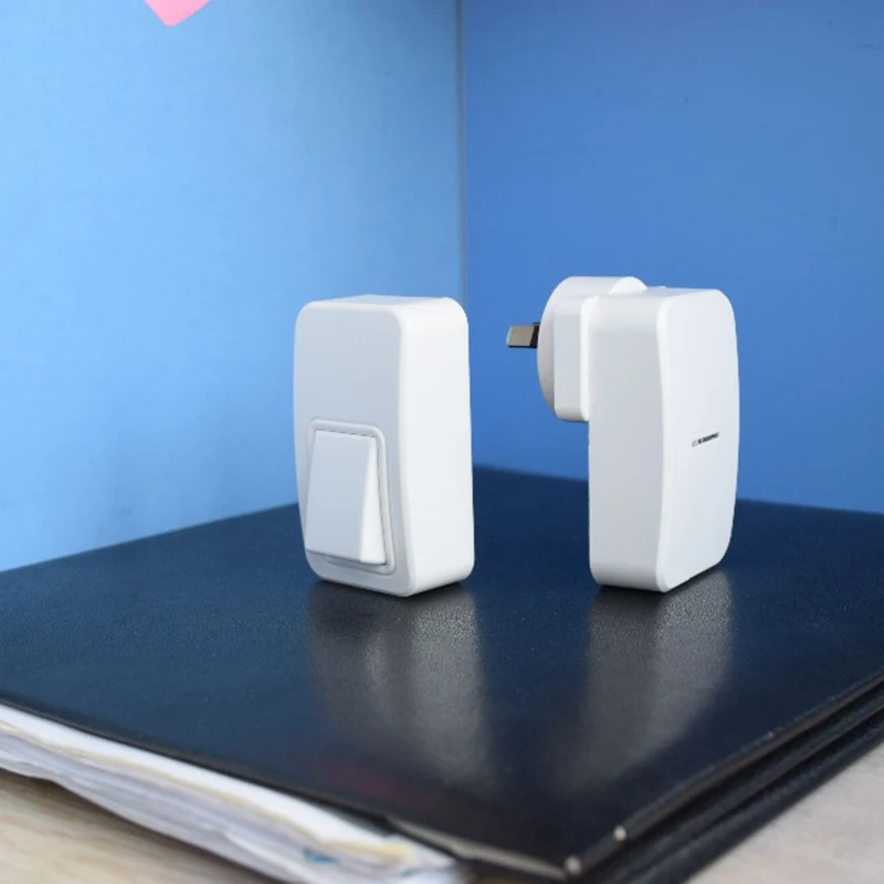 

AU-NZ plug 120m long distance wireless doorbell need no battery.25rings home doorbell with learn module.high quality door bell