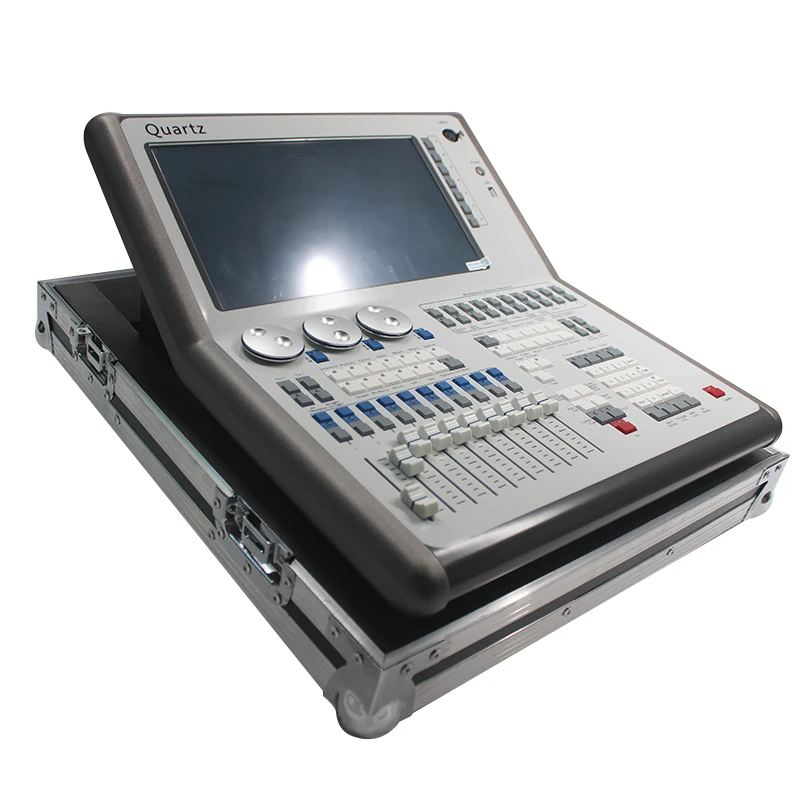 

New version!!!Titan 11.1/11.0/10.1 Three System DMX 512 Console Tiger Titan Quartz Controller With Flight Case