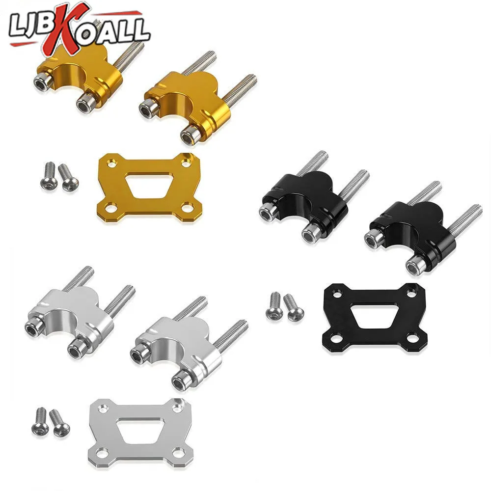 Левый и правый до 25 мм руль бар стоячий зажим Крепление для Yamaha MT FZ 07 MT07 FZ07 MT-07 FZ-07 Tracer XSR 700