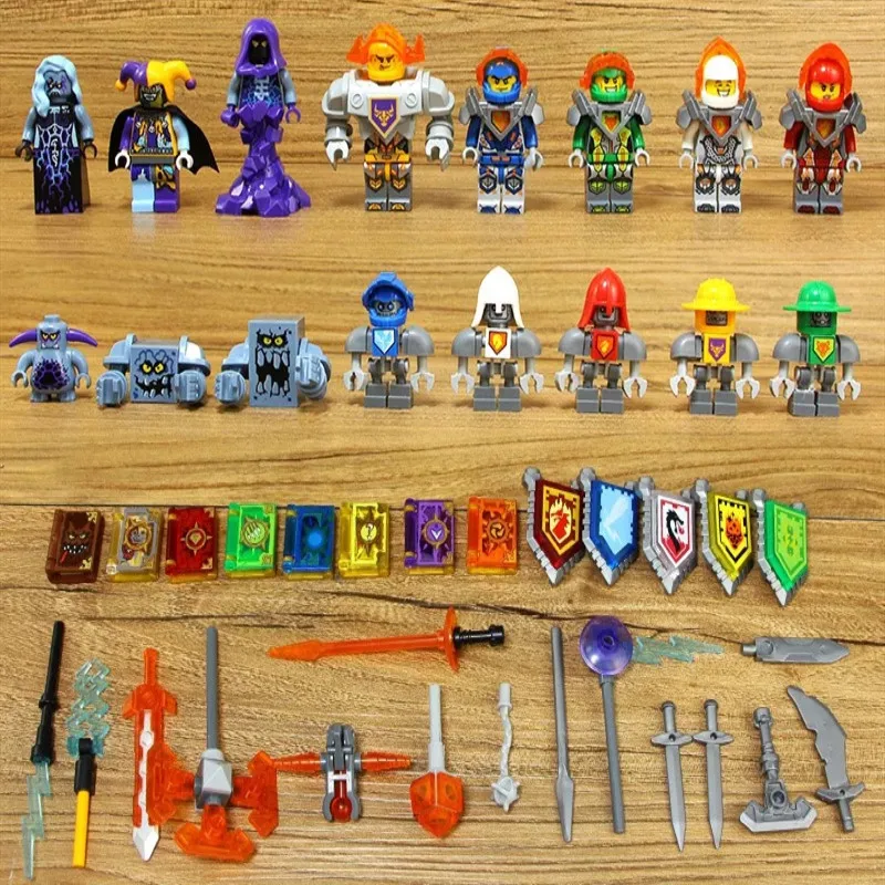 Цена 40 шт. Ninjago LegoING Набор фигурок строительные блоки ниндзя змея LIoyd Garmadon Legion Skales Pythor Fangdam Acidicus игрушка для детей