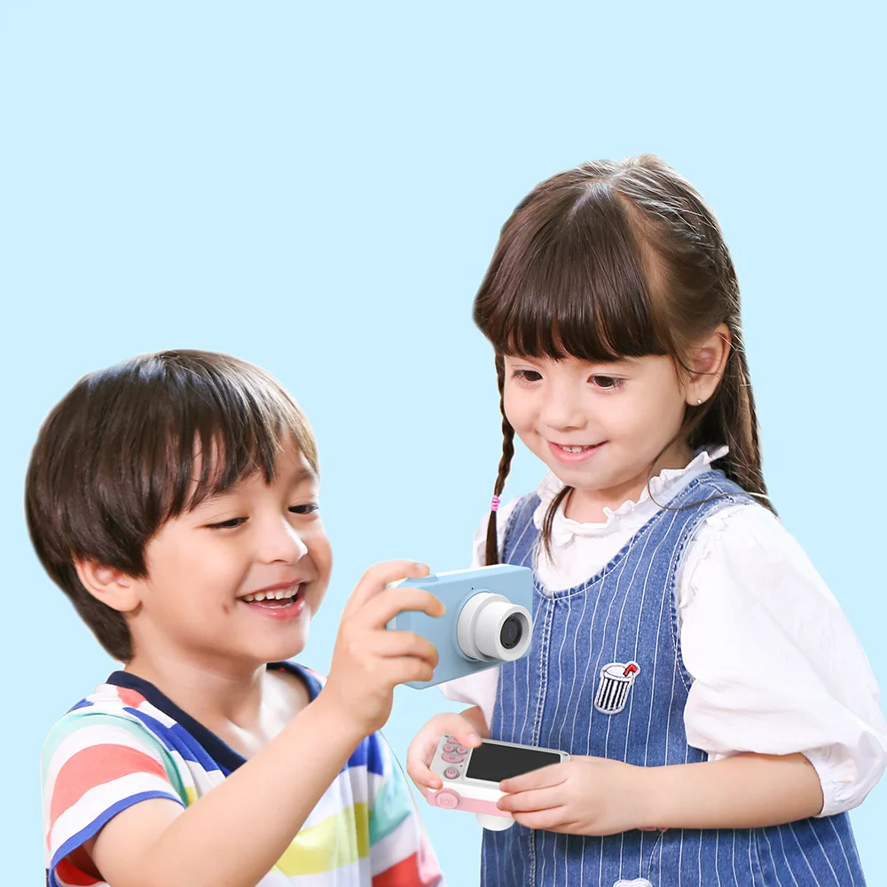

1piece/box Children's Cartoon Mini Digital Camera 8 Million Pixels Small SLR HD Camera Sports Camera Kids Educational Toy Gifts