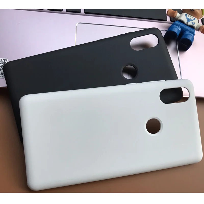 Белый чехол для Xiaomi Mi MIX 2 S жесткий накладка Жесткий Чехол MIX2 защитные Матовые