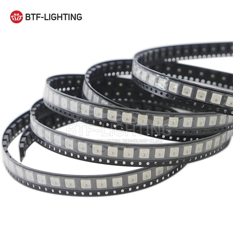 Светодиодный чип WS2812B 10 ~ 1000 шт. 5050 RGB SMD черная/белая версия WS2812 индивидуально