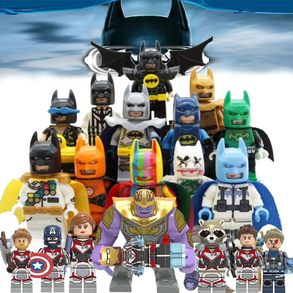 

Legoings DC Super hero Batman Series building blocks toys Compatible with Legoed Super hero iron Man figurines toys for children