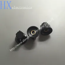 Frete grátis 50 pçs K18-1 wth118 wx112 wx111 baquelite botão potenciômetro chapéu núcleo de cobre 6mm orelha buraco