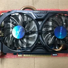 Видеокарта GTX 750 ti 2 Гб 128 бит GDDR5 видеокарты для nVIDIA GIGABYTE Geforce GTX 750Ti 2 Гб Hdmi Dvi используется VGA CardsGV-N75T