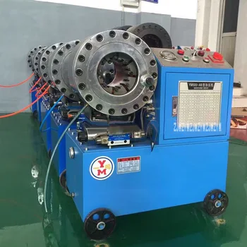 

New YM500-AB 3KW Hose Pipe Press Shrink Tube Machine Hydraulic Hose Pipe Press With 10 set Molds ,380V-5L / 220V-2.5L (optional)