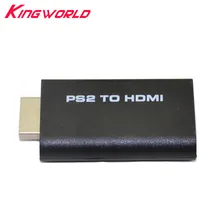 Папа-мама для PS2 дисплей в HDMI конвертер аудио видео преобразования 3,5 мм HDMI адаптер для PS2