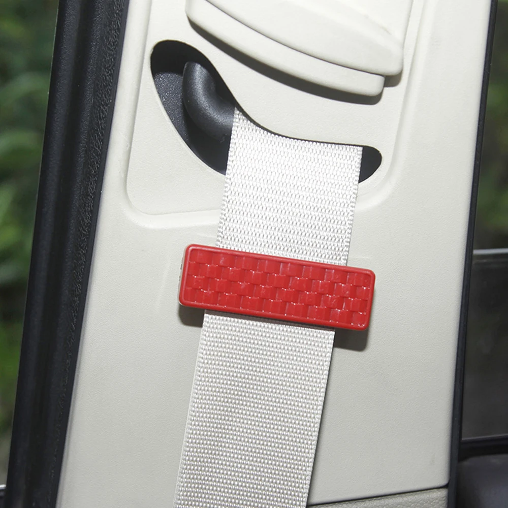 New Portable 2 Pcs Universal Car Safety Belt Clip Vehicle Adjustable Seat Belts Holder Stopper
