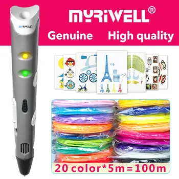 

myriwell 3d pen 3d pens,1.75mmABS/PLA Filament,3 d pen 2018 SmartChild birthday present,3d print pen3d model