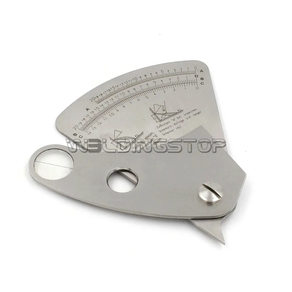Welding inspection gage Fan sector weld seam measure toolsin Gauges