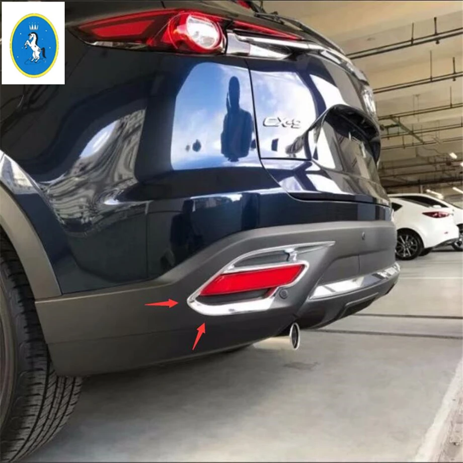 Yimaautotrims авто аксессуары хромированные задние противотуманные фары рамка лампы