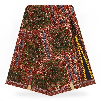 

Good quality veritable real cotton wax 2019 African prints fabric 100% cotton Nigeria wax H1901