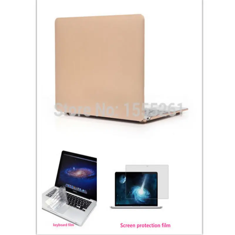 

metal blue gold purple laptop case protective shell for macbook pro13/ retina 13 notebook protector case for mac book air 11 13