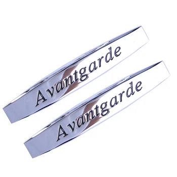 

For Avantgarde Logo Badge Emblem For Mercedes Benz W210 W211 W124 W168 W203 W204 G500 S320 Car Exterior Styling Decoration