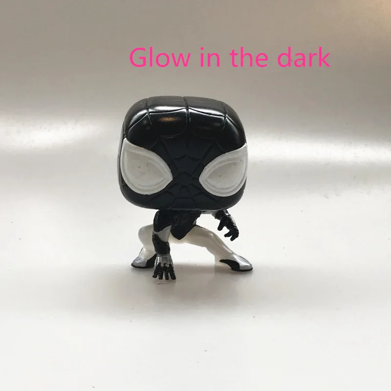 Оригинальный Funko pop светится в темноте Games: Marvel отрицательный Человек паук розовый