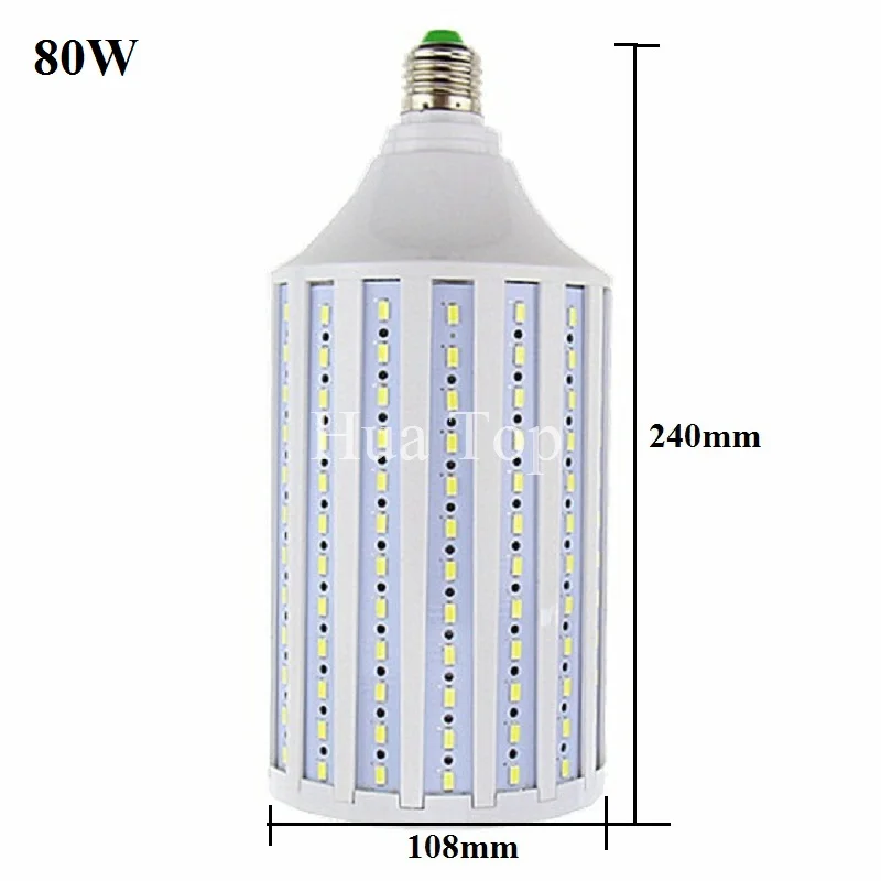 Лампада супер яркий 50 Вт 60 Вт 80 Вт 100 Вт Светодиодный светильник E27 B22 E40 AC 110 В/220 В кукурузная лампа подвесной светильник ing Люстра Потолочный точечный светильник
