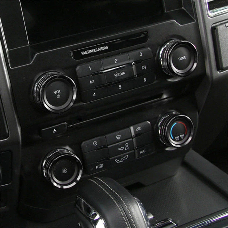 

Rings Trim Covers For Ford F-150 2016 2017 2018 Air Conditioner & Audio Switch