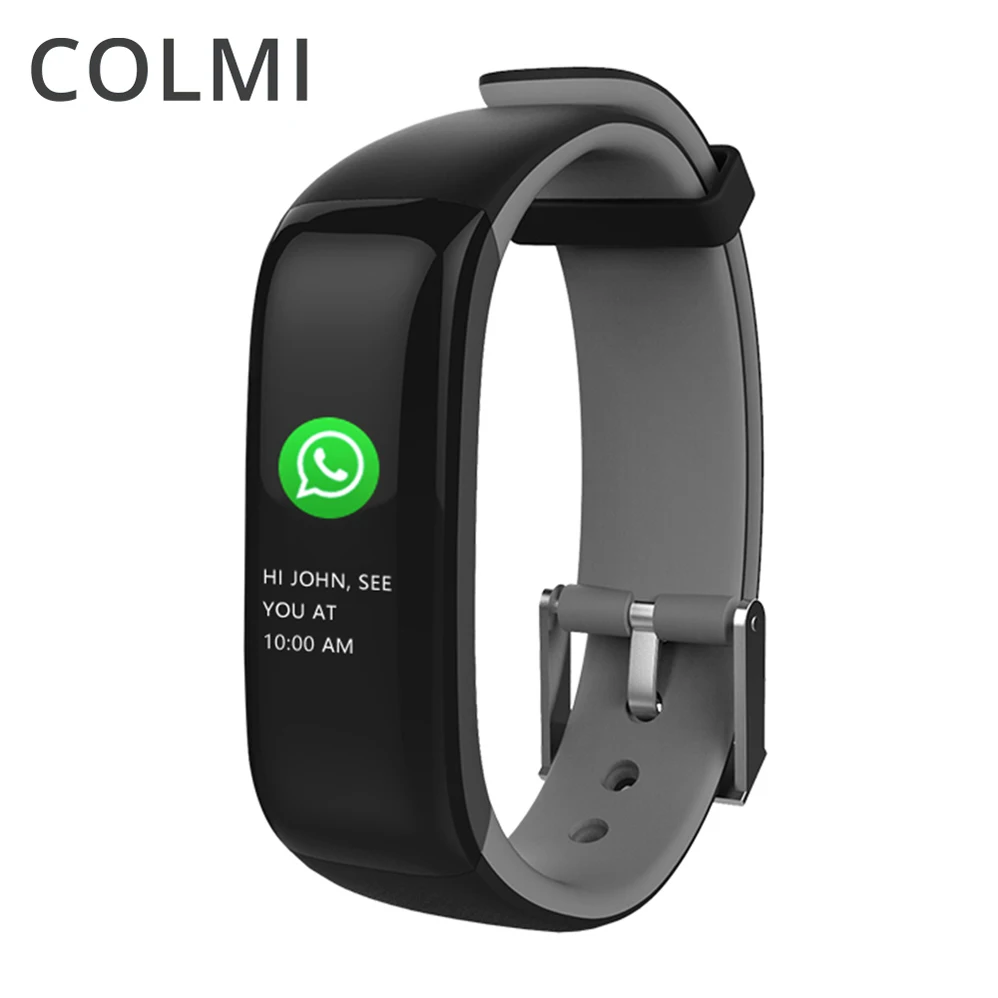 

COLMI P1 PLUS Heart Rate Monitor Blood Pressure Color Screen Fitness Tracker Smartband Sport Watch for ios android PK mi Band 2