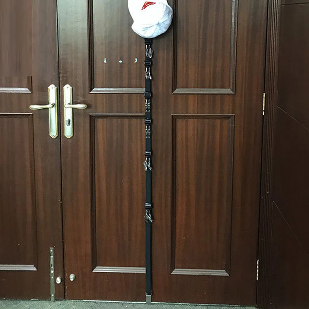 قبعة بيسبول رف قبعة تخزين حامل السنانير المنزل تخزين منظمة خطاف القضبان نوم الباب خزانة شماعات حامل السنانير ل حقيبة