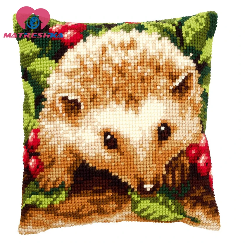 Cross Stitch Pillow Patterns DMC counted cross stitch patterns Cushions Embroidery Decor kits Animal accessories | Дом и сад