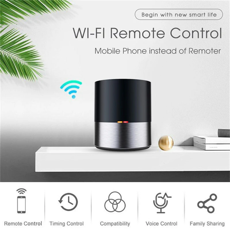 

Geeklink Smart Home WIFI+IR+4G Universal Remote Control iOS Android Siri Voice Control for USA Alexa USA Google Home Automation