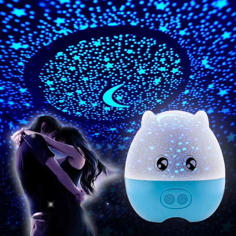 Rotating Laser Star Night Light Projector Starry Sky For