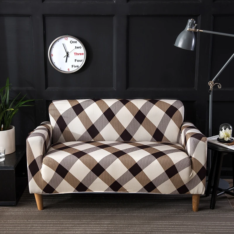 

Slipcovers Stretch Sectional Sofa Covers Elastic All-inclusive Polyester Couch Cover Sofa Cushion Sofa Towel for living room30