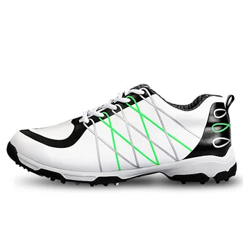 

2017 Men's Golf Shoe Microfiber Leather Anti Skid Sports Sneakers Waterproof Breathable High-quality