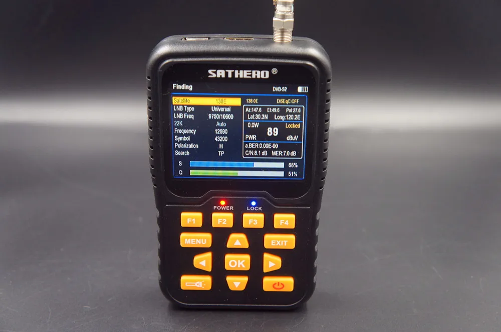 Sh-400hd Sathero Satellite Finder Поддержка DVB-S/S2 8PSK 16apsk 32apsk HDMI sh400 с 3.5 дюймов HD Экран цифрового сигнала Finder