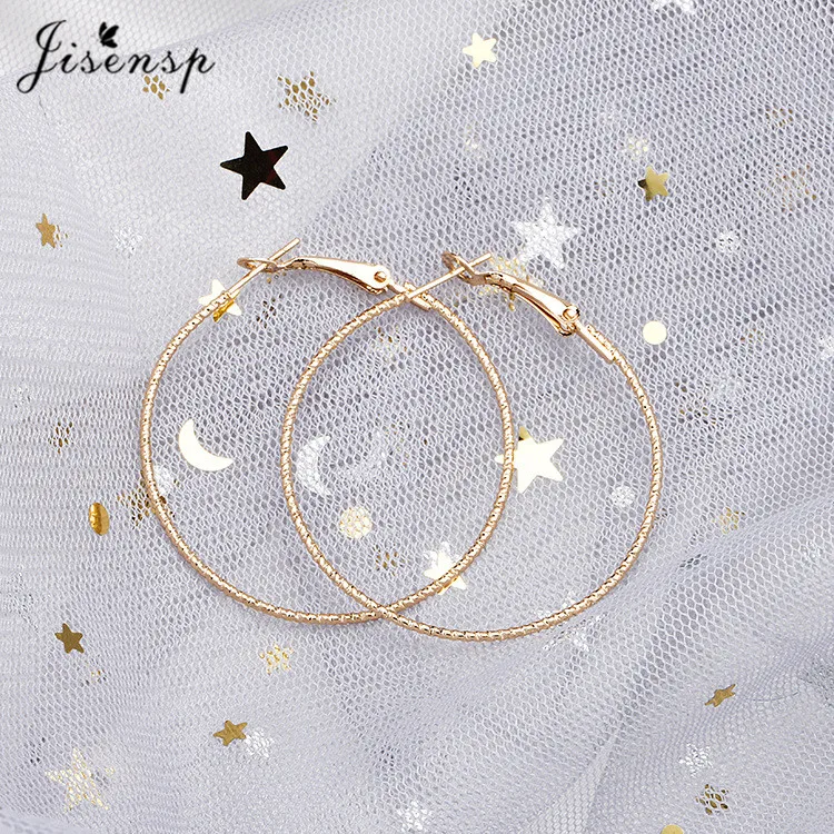 Женские ажурные серьги Jisensp винтажные геометрические круглые Недорогие