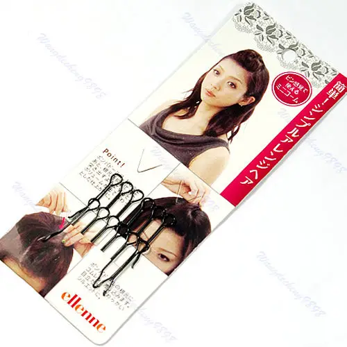  Fashion 2 Pcs Japan Style Bangs Styling Clips Tools Front Hair Comb Clips